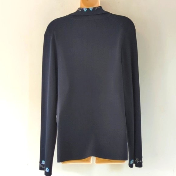 BCBG Maxazria Beaded Sweater Cardigan - Picture 3 of 16